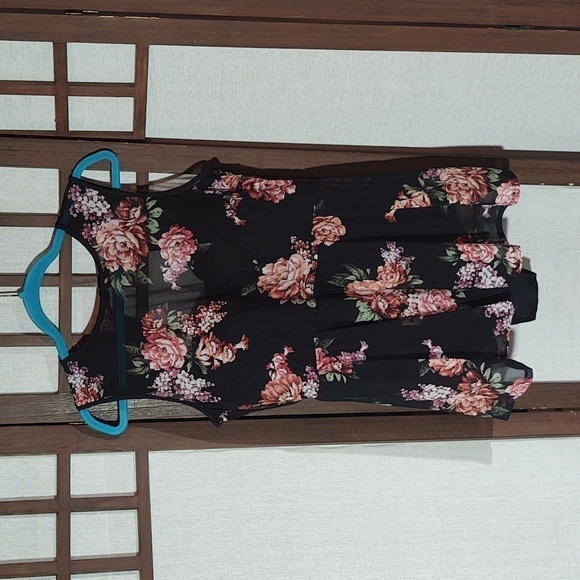Torrid Underwire Short Mesh Overlay Swim Dress With Brief Sz 2 DD/F - Picture 1 of 7